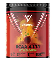 Vitalest BCAA 4.1.1 Apple Flavored Elma Aromalı 30 Servis Sporcu Takviyesi