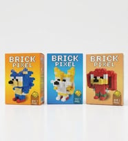Mini Boy Sonic Tails Knuckles Tasarımlı Büyük Parçalı Blok Oyuncak Seti Big Pixel Brick 3lü Seti