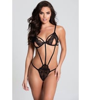 Özel Tasarımlı Fantezi Babydoll Siyah - 3060.1364.