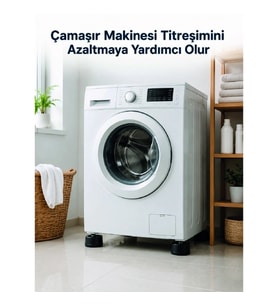 Mey İthalat® Çamaşır Makinesi İçin 4 Adet Kauçuk Ayak Pedi