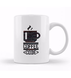 Programmer Coffee Code Kupa Bardak Porselen