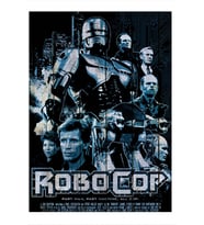 ekart Robocop Film Afişi Mdf poster