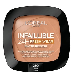 L'Oreal 24H Fresh Wear Powder 9 gr - 250 Light Clair