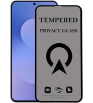 KZY İletişim Samsung Galaxy S25 FE ile Uyumlu Tam Kaplayan Privacy Hayalet Temperli Ekran Koruycu Cam