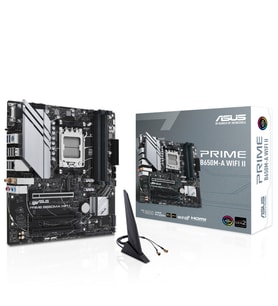ASUS PRIME B650M-A WIFI II DDR5 HDMI DP PCIe 16X v4.0 AM5 mATX