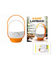 34 LED KAMP LAMBASI - FENER USB ŞARJLI AYARLANABİLİR IŞIK 4.8W - 2400mAh ST-5661 (5680)