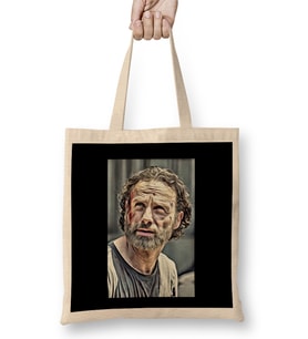 Rick Grimes Beard Bez Çanta Uzun Saplı