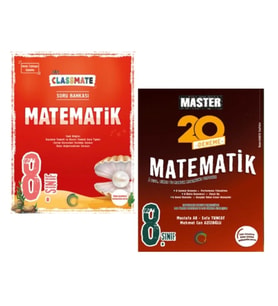 OKYANUS YAYINCILIK 8. Sınıf Classmate Matematik Soru Bankası + Master 20 Matematik Denemesi (2 Kitap