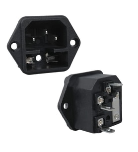 Ayt Bilgisayar C7 Power Şase Soket Erkek Kulaklı IC-213 Bilgisayar Güç Elektirik Kablosu Soketi