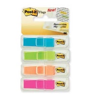 POST-IT İŞARET BANDI 4 RENK+35 BEYAZ DİSP.683-4ABX