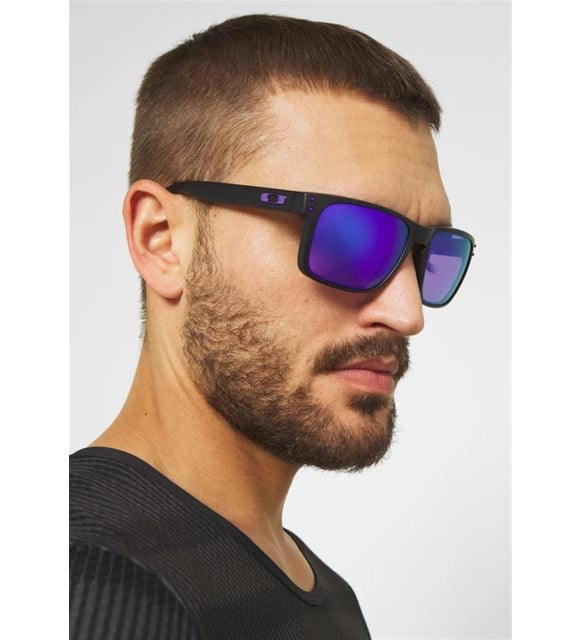 Oakley Holbrook XL Güneş Gözlüğü Matte Black Prizm Violet