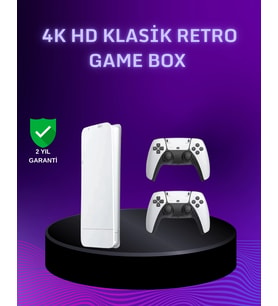 Mey İthalat® M15 Video Oyun Konsolu 20 Emülatör Destekli 64Gb Bellekli