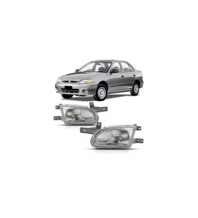 Hyundai Accent Sağ Sol Far Lambası Manuel 1998-1999