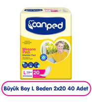 Canped Mesane Pedi L Beden Yoğun 20x2 40 Adet