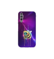 Huawei Nova 5T ile uyumlu Splash arı tasarımlı şeffaf silikon kılıf