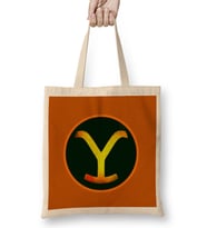 Yellowstone Logo GIFT 2022 Bez Çanta Uzun Saplı