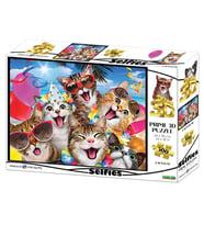 Prime 3D - Kediler Partide 500 Parça Yetişkin Puzzle 10467