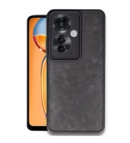 Oppo Reno 11F Kılıf Aras Deri Kapak - Siyah