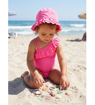 Civil Baby Çift Kat Fırfırlı 6-18 Ay Mayo - Pembe