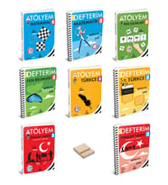 Lgs 8. Sınıf Matematik Fen Türkçe ve Inkılap Atölyem - Defterim 8li Set + Telefon Standı