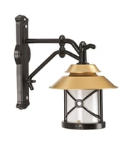 AVONNI BAP-68049-BSA-M2-OP Sarı/Siyah Boyalı Dış Mekan Aydınlatma E27 Aluminyum Polikarbon Cam 38x30cm