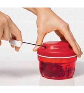 Tupperware 3 Bıçaklı Ipli El Rondosu Ip Çekmeli Soğan Doğrama Doğrayıcı
