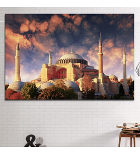 Ayasofya  Kanvas Tablo (8 Farklı Ölçü)