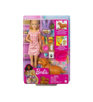 Barbie ve Yeni Doğan Köpekler Oyun Seti, Barbie ve Hayvanları