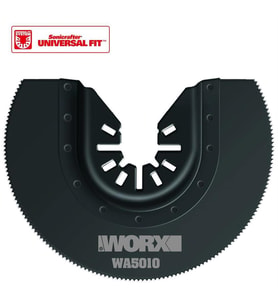 WORX WA5010 Çok Amaçlı Raspalama Makinası İçin 80mm 180° Metal, Ahşap, Fiberglas, PVC Universal Kesme Bıçağ