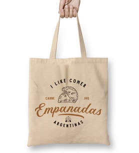 I Like Comer Empanadas Bez Çanta Uzun Saplı