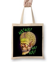 Mars Attacks Ack Ack Alien Head Bez Çanta Uzun Saplı
