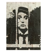 Buster Keaton - Sessiz Komedi Kralı Tablo Ahşap Poster Dekoratif