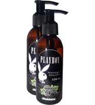 Playboy Blackberry Flavored Massage Oil Böğürtlen Aromalı Vücut Masaj Yağı 120ml 2 Adet