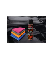 PLASTİK KORUYUCU YENİLEYİCİ SPREY VE MİKROFİBER UYGULAMA BEZİ
