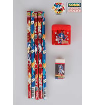 LİSANSLI SONIC 5'Lİ KURŞUN KALEM,SİLGİ VE KALEMTRAŞ SETİ