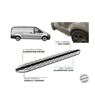 MERCEDES VİTO W447 PANEL VAN UZUN ŞASE ARACA ÖZEL PRV1 YAN BASAMAK 2016 2017 2018-19-20-21-22-23-24