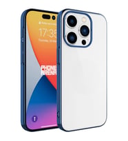 Apple iPhone 15 Pro Kılıf Sert PC Renkli Çerçeveli Zore Riksos Kapak