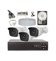 Dahua 3 Kameralı 2 Mp Ahd Güvenlik Kamera Sistemi (Krem)