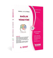 Egem Eğitim Yayınları Güncel (aöf) Sağlık Yönetimi 4.sınıf 8.dön "bah" (Çok Renkli)