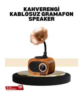 Mey İthalat® Mini Nostaljik Bluetooth Hoparlör Fm Radyo 8 Saat Batarya
