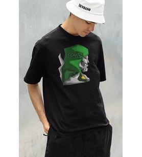 Doctor Doomsday Karakter Baskılı Unisex Oversize Marvel Tişört