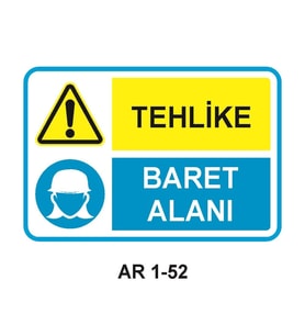 İŞ GÜVENLİĞİ UYARI LEVHASI 1 ADET PVC 21 X 29CM