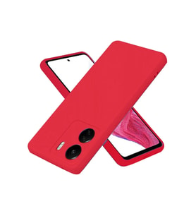 Newface Xiaomi Redmi 13C Kılıf First Silikon - Kırmızı
