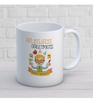 Kişiye Özel Meslek Fen Bilgisi Öğretmeni Hediyelik Kupa Bardak