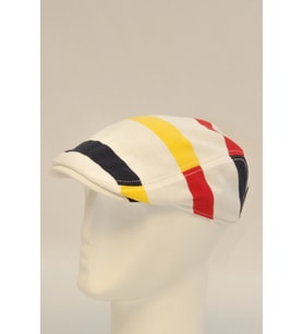 Erkek Çizgili Kasket Şapka  Retro Newsboy Cap - bayşapkacı-8281