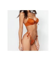 Yeni Düz Destekli Balconette Normal Bel Brazilian Siyah Balkonet Tünelli Brazilian Bikini Takımı