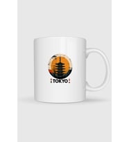 Tokyo - Japonya Tasarımlı Kupa Bardak