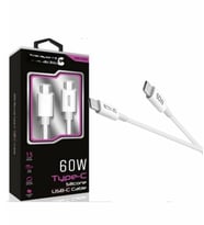 60w Usb-c Type-c Silikon Şarj Kablosu Hızlı Şarj, Dayanıklı Ve Esnek Tasarım, Tüm Usb-c Cihazlarla Uyumlu
