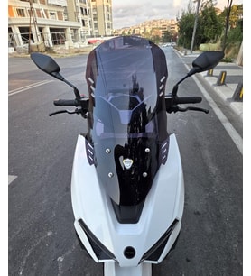 MOTOCAM RKS Vieste 249 Ön Cam 2022-2026 Model 55cm Siyah Renkli 4mm KISA