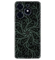 Spark 10 Pro Uyumlu Kılıf Silikon Desen Özel Seri Sarmaşıklar 1675